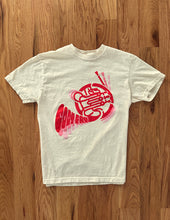Load image into Gallery viewer, "French Horn" Shirt - Ivory / Red Triplehorn