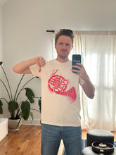 Load image into Gallery viewer, "French Horn" Shirt - Ivory / Red Triplehorn