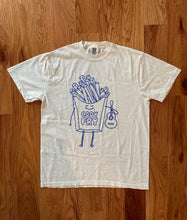 Load image into Gallery viewer, French Fry Shirt - Cream/Blue