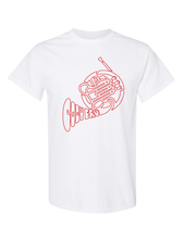 Load image into Gallery viewer, &quot;French Horn&quot; Shirt - White/Red
