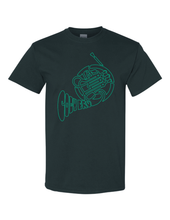 Load image into Gallery viewer, &quot;French Horn&quot; Shirt - Green/Green

